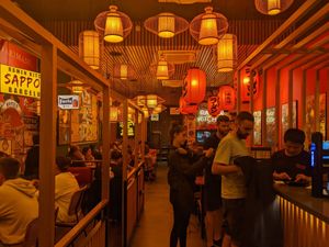 Inside of Sapporo Ramen at Takumi Sapporo Ramen Kitchen in Barcelona