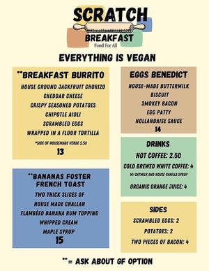   at Scratch Breakfast in Vancouver