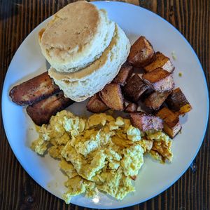 Classic Plate at Scratch Breakfast in Vancouver