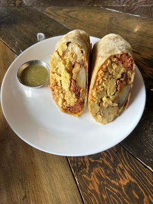 Breakfast burrito  at Scratch Breakfast in Vancouver