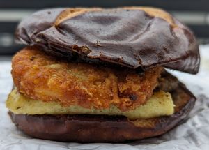 The Breakfast Sandwich at Scratch Breakfast in Vancouver