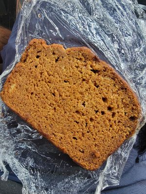 Pumpkin Loaf 🎃 at Scratch Breakfast in Vancouver
