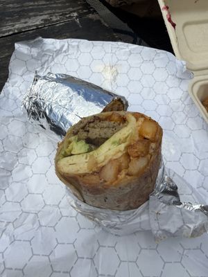 Breakfast burrito  at Scratch Breakfast in Vancouver
