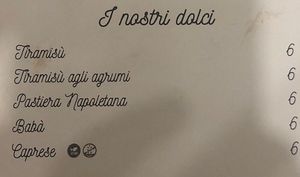 Desserts at Monsù in Naples