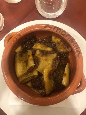 Genovese pasta at Monsù in Naples