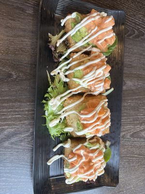 Salmon rice   at Bo Tree Plant-Based Cuisine in Unionville