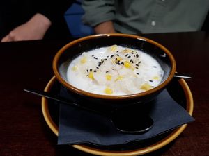 Klebreispudding (vegan) at Yong Indochina Suppenbar in Trier