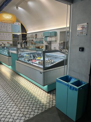   at Kremet Gelateria in Cagliari