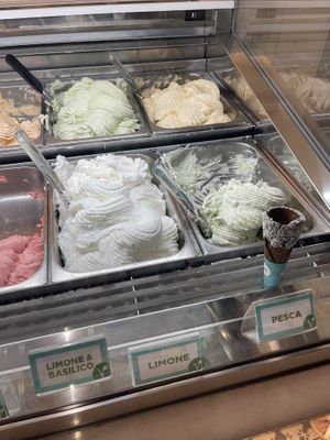   at Kremet Gelateria in Cagliari