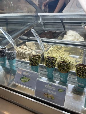   at Kremet Gelateria in Cagliari