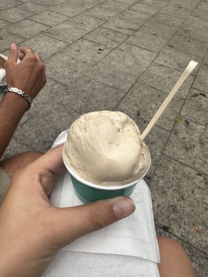   at Kremet Gelateria in Cagliari