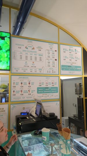 Prices (May 2025) at Kremet Gelateria in Cagliari