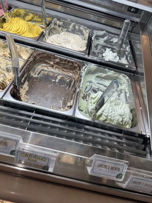   at Kremet Gelateria in Cagliari