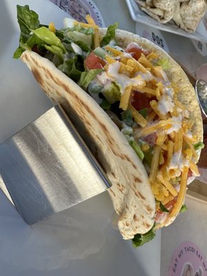 Cheezy Gordita crunchie  at DOS PINK in Phoenix