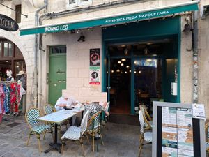 Outside at Nonno Leo in La Rochelle