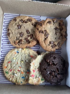 all vegan cookies  at Insomnia Cookies in Indianapolis