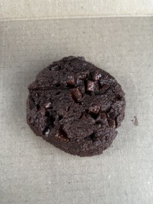double chocolate chunk cookie  at Insomnia Cookies in Indianapolis