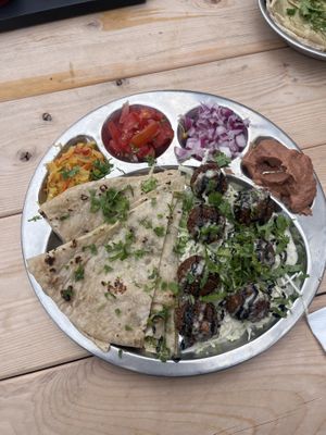 Falafel bowl  at Shiva Boom in Homer