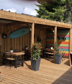 La terrasse   at Face au Bowl in Crozon