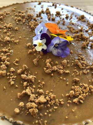 Chocolat spéculos vegan tarte   at Face au Bowl in Crozon