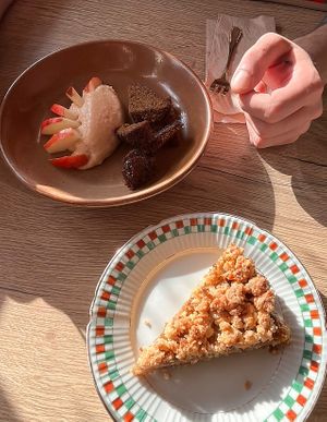 Y los postres… cada bocado te deja sin palabras!  at Ephéméride in Sare