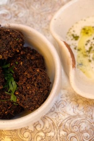 falafel at Adamá in Oaxaca