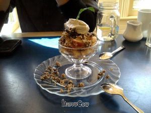 Chilled apple cobbler at The Garden in Denver