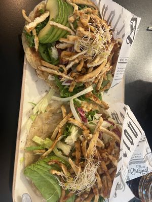 Korean pancakes  at Seoul 88 in Helsinki