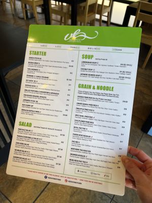 Menu  at VeStation Urban Organic Kitchen in Sherman Oaks