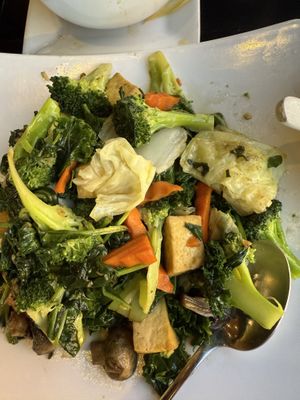 Veggies and Tofu  at VeStation Urban Organic Kitchen in Sherman Oaks