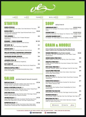  at VeStation Urban Organic Kitchen in Sherman Oaks