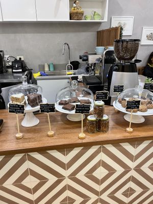 Postres y café  at Bloom Cafe in Lima