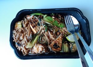 Pad thai at Thai Orchid Villa Kamppi in Helsinki