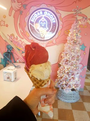 Drago at Sugar Ghost Ice Cream and Bubble Tea in Memphis