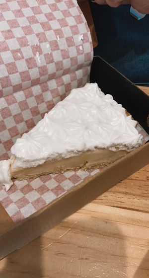 lemon dessert   at Be Happy Café in Punta Arenas