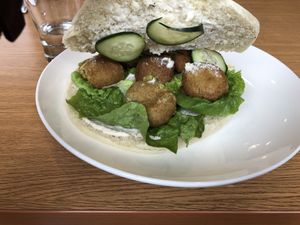   at Be Happy Café in Punta Arenas