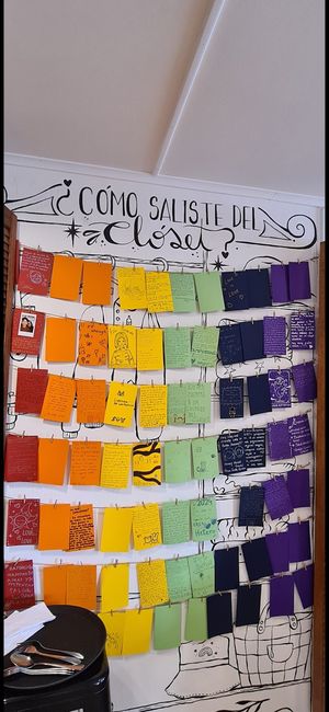 lgbtq+ outing project❤️ at Be Happy Café in Punta Arenas