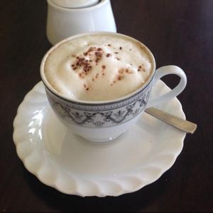 Soy Cappucchino at Woods Bio Marche in Petaling Jaya