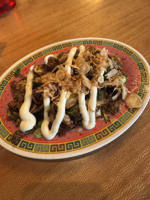 Fried brussel  at Ramen-san in Chicago