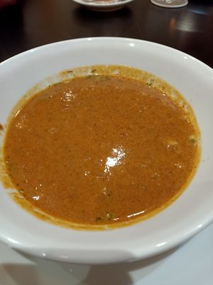 Oohhhh, heerlijke pindasoep! at Vegan Africa in Gouda