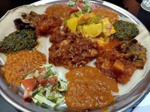 Wat een heerlijke smaken. Zalig! at Vegan Africa in Gouda