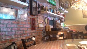 back wall of the restaurant  at Organic Express in Petaling Jaya