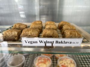 Vegan Baklava (Traditional Sweet Persian/Turkish Desert)  at Falafels Vegetarian Kitchen in Mermaid Waters