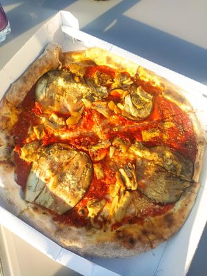 Melanzane and Porcini (out of menu) at Ristorante Lamm in Ortisei