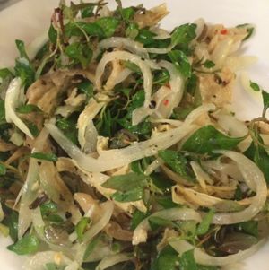 tofu salad  at Minh Hien in Hoi An