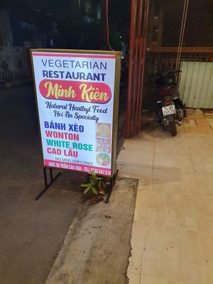 Minh kien sign at Minh Hien in Hoi An