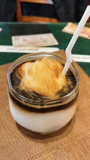 Coconut coffee (40k VND)  at Minh Hien in Hoi An