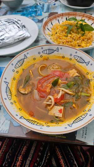 Sour and spicy soup at Minh Hien in Hoi An