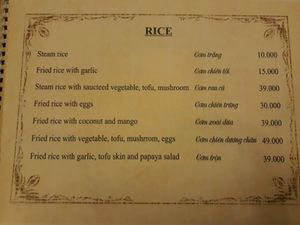 Rice Dishes at Minh Hien in Hoi An