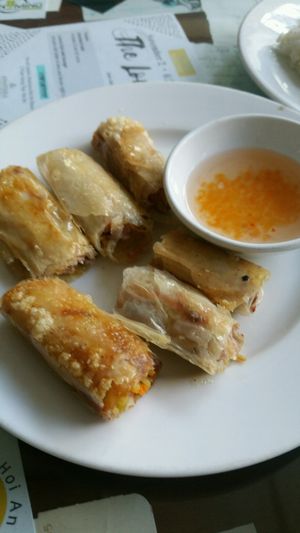 Fried Spring Rolls at Minh Hien in Hoi An
